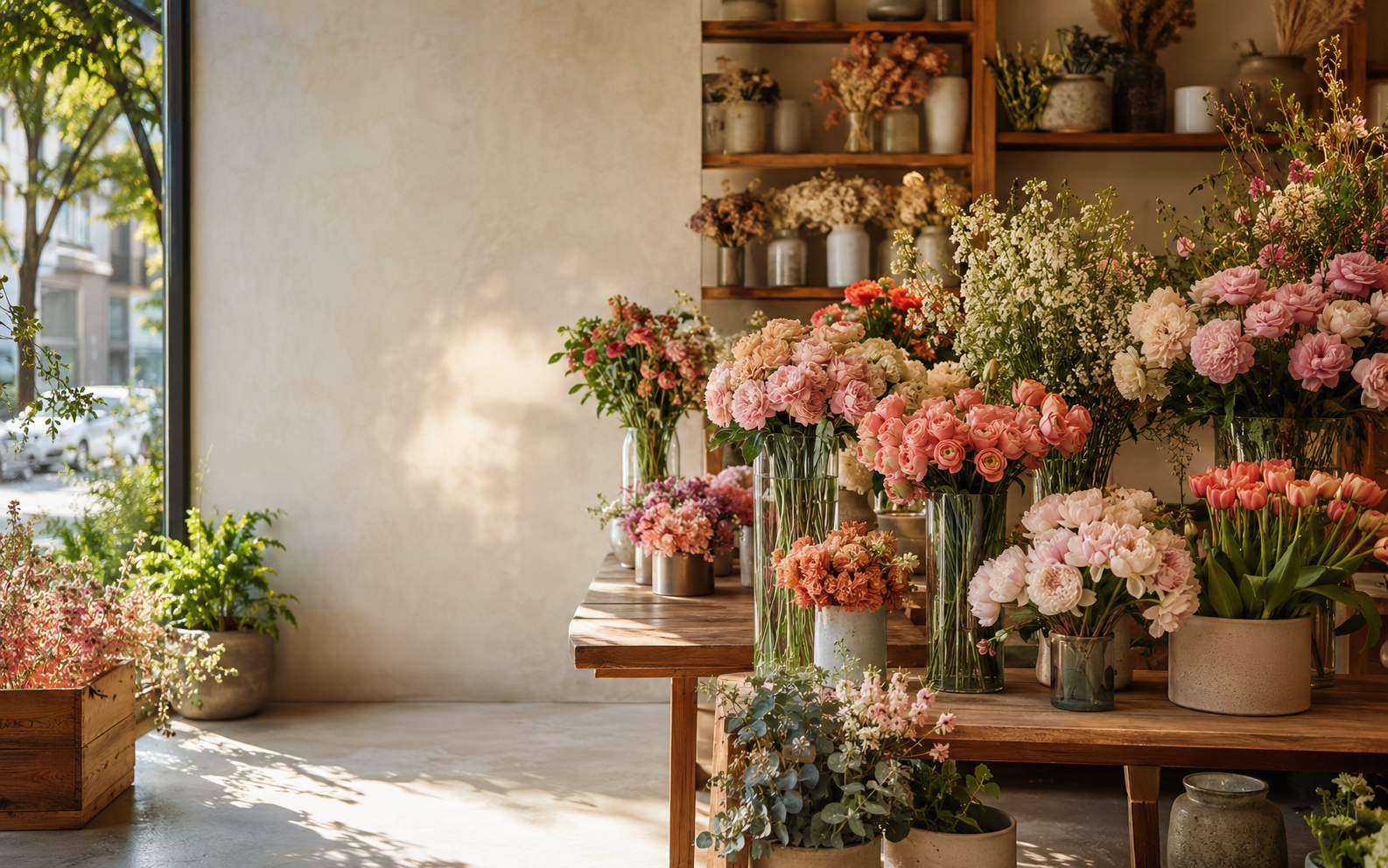 Tienda Casa Flora con arreglos florales